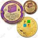 Geo Achievement 3000 Finds - Coin + Pin