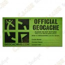 Parche Geocaching Groundspeak camuflaje
