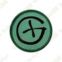 Parche geocaching - Negro