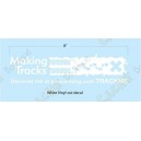 Sticker Making Tracks trackable para veh&iacute;culo