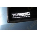 Sticker Making Tracks trackable para veh&iacute;culo (exterior)