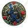 Geocoin "Gecko" - Azul Blanco Rojo