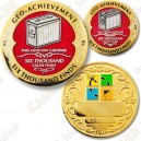 Geo Achievement 6000 Finds - Coin + Pin
