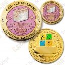 Geo Achievement 9000 Finds - Coin + Pin