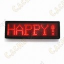 Insignia mensaje LED