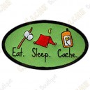 Parche geocaching - Eat - Sleep - Cache