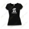 T-Shirt "Until Death Do Us Part" Mulheres - Negro