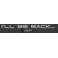 Sudadera "I'll be back" Hombre - Negro