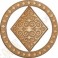 Geocoin de madera "Diamantes"