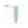 Micro Tube 0,5 ml x 10 - Verde