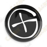 Geocaching button - Black