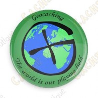 Crachá Geocaching - World is our playing field