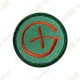 Patch geocaching rond - Orange