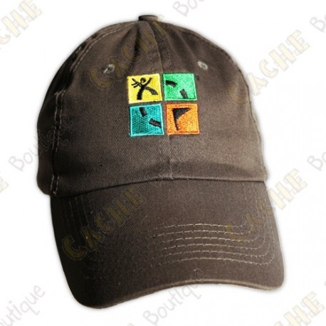 Gorra logo Groundspeak - Caqui