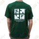 Trackable "Travel Bug" T-shirt for Men - Green