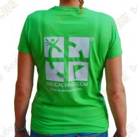 Trackable "Travel Bug" T-shirt for Women - Green