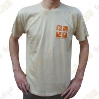 Trackable "Discover me" T-shirt for Men - Sand