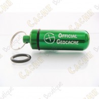 Micro capsule "Official Geocache" 5 cm - Green