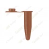 Micro Tube 0,5 ml x 10 - Marrom