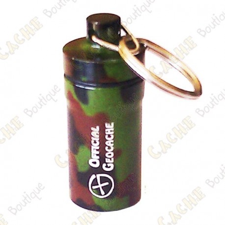 Micro cache "Official Geocache" 5,2 cm - Camuflage