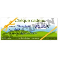 Chèque cadeau - Valeur 30€
