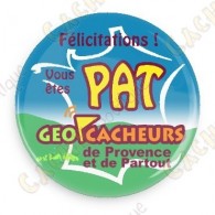 Badge Geocacheurs de Provence - PAT