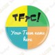 Chapa Team Name x 50 - Personalizada