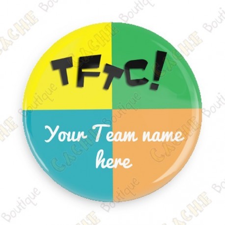 Badge Team Name x 50 - Personnalisable