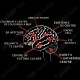 T-Shirt "Geo Brain" Homens - Negro