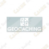  Logotipo geocaching Groundspeak a colocar no interior do seu veículo para que seja vísivel do exterior. 