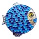 Geocoin "Rainbow Fish" - Boyly Silver LE