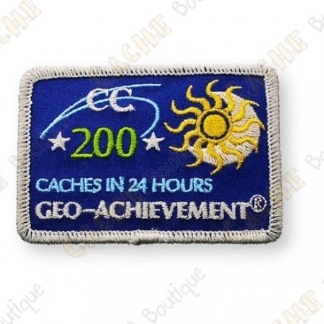 Geo Achievement® 24 Hours 200 Caches - Parche
