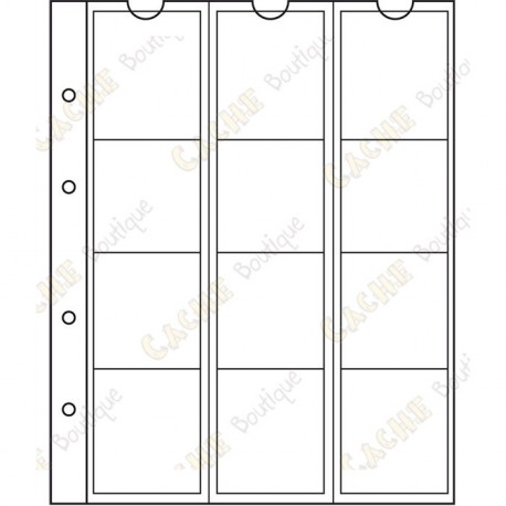 Pocket sheet for NUMIS album - 44 mm