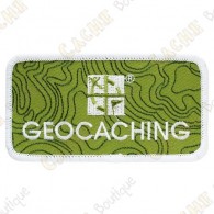  Patch geocaching com logotipo Groundspeak. 