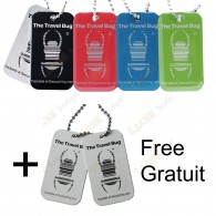  Official Groundspeak Travel Bug with a QR code on the back. 