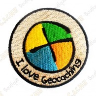  Patch avec logo geocaching. 