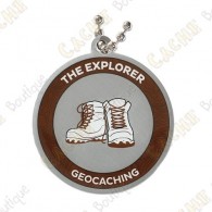   Este geocoin es trackable en    www.geocaching.com   .  