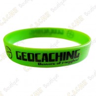Bracelet silicone Geocaching - Vert