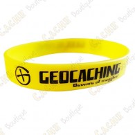 Pulsera de silicona Geocaching - Amarillo