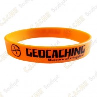 Pulsera de silicona Geocaching - Anaranjado