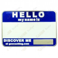 Get discovered at your next event cache with a trackable name tag. 
