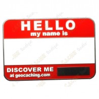  If you already have a tracking code you can just write it with a permanent marker on this badge! 