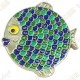 Géocoin "Rainbow Fish" V2 - Groundspeak Blue