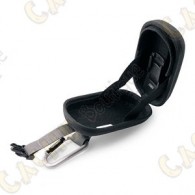   La housse de protection rigide protège efficacement votre appareil et peut se clipser à un mousqueton ou une ceinture.  