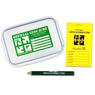 Practical Geocaching® – 12 Official Geocache Labels - GX Logo - Free Freight