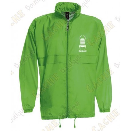 Parka type "K-Way" - Vert