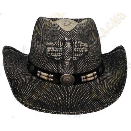 Hat "Texas" - Black / Brown