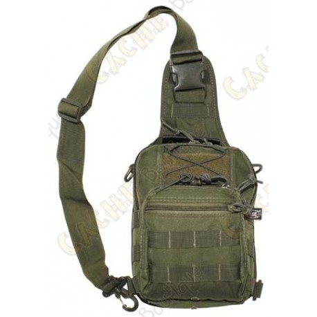 Bolsa de hombro "Molle" - Verde