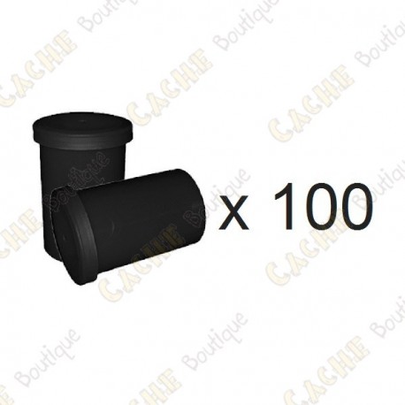 Mega-Pack - Film canister negro x 100