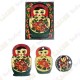 Geocoin "Matryoshka Doll" - Vermelho